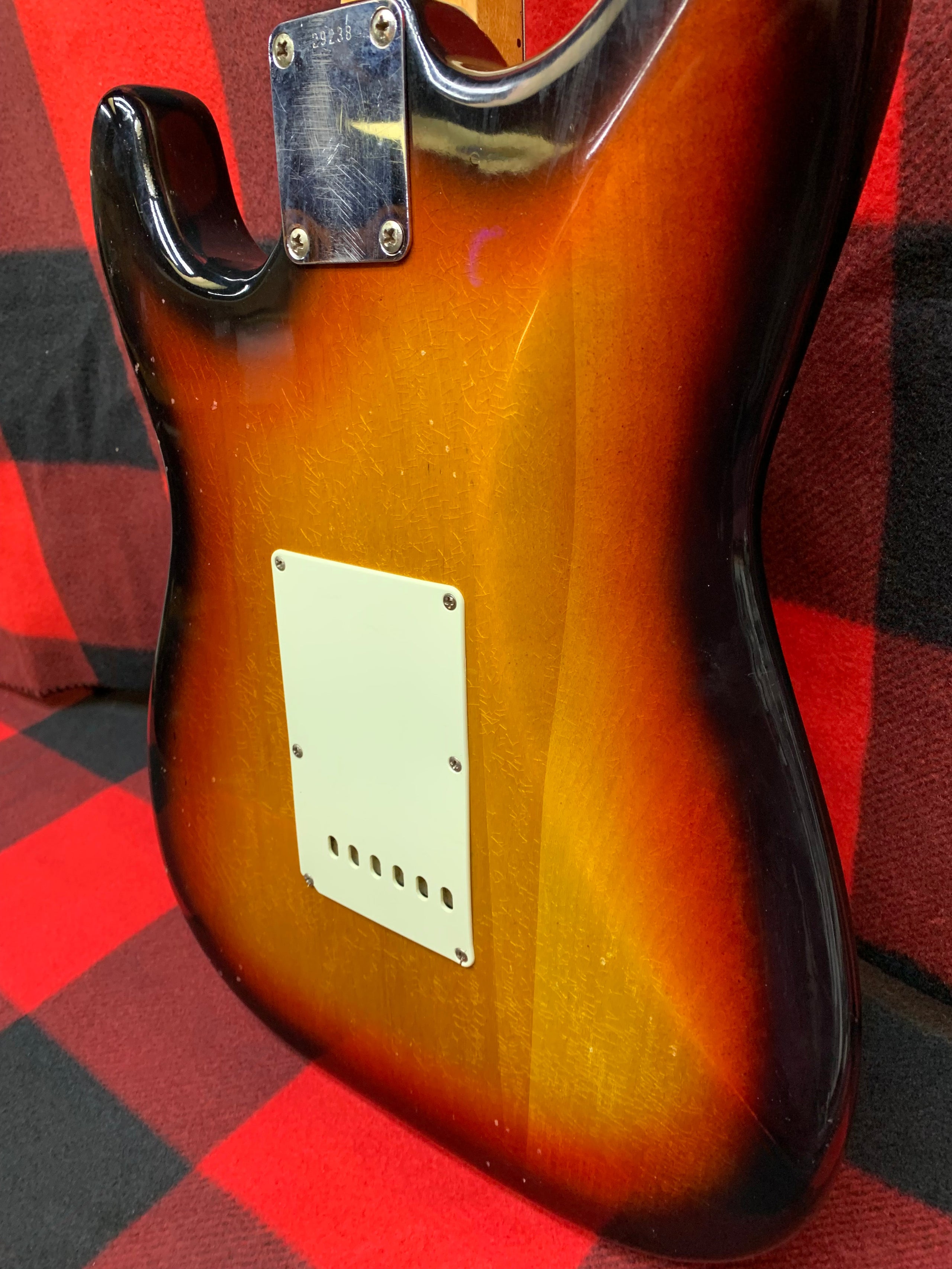 Fender stratocaster top orange sunburst